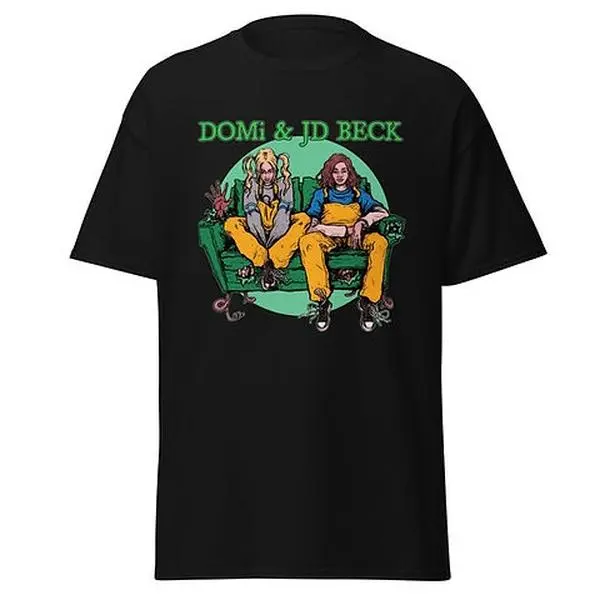 DOMi & JD BECK DOMi and JD BECK Vintage Graphic T-Shirt, Jazz Duo Tee, Instrumental Music Fan Shirt, Collector Gift T081041