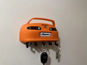 Toyota Supra Key Holder Wall Mount Design for Organized Keys Cheap Quality Gift Option for Toyota Supra Owners