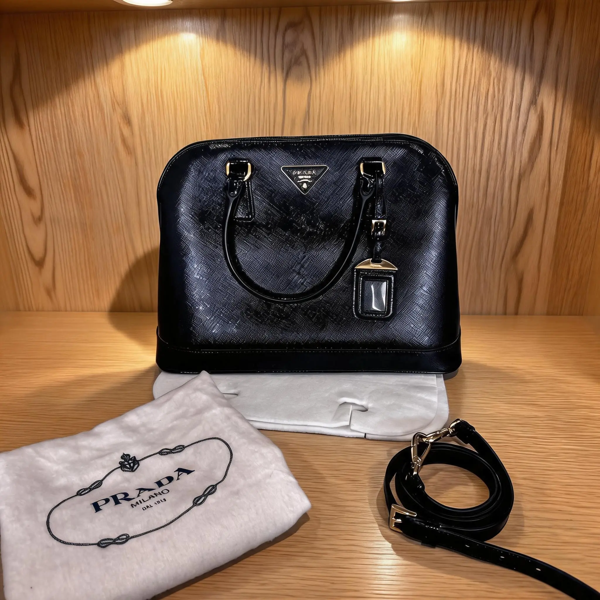 Pre-owned PRADA Leather Shoulder Bag I0712444417