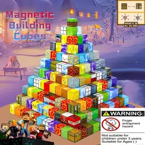Magnetic Block Building Set, Educational DIY Scene Assembly Kit, Fun and Creative Toy for Kids, Perfect Gift Idea