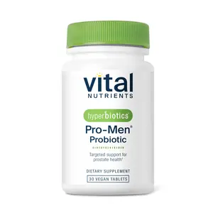 Hyperbiotics Vital Nutrients Pro Men Probiotics | Vegan Advanced Probiotics for Men | Clinically Studied for Prostate Health, Digestive Balance and Gut Health* | Gluten, Dairy, Soy Free