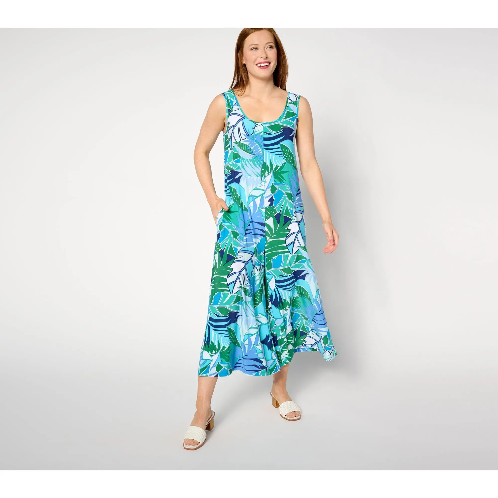 Attitudes by Renee Petite Como Jersey Wide-Leg Crop Jumpsuit