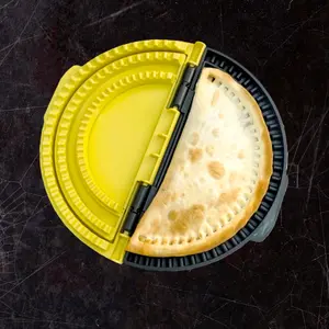 [Deals for You Days]3-in-1 Tortilla Sealer and Quesadilla Maker for 10"+8"+6"Wraps| Adjustable & Detachable Crimper for Burritos,Tacos,Dumplings,Calzone, Sandwich | Dishwasher Safe Utensils