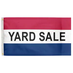 Yard Sale Business Red White & Blue 3'X5' Flag 68DD Nylon (90cm x 150cm) Business Flag (B5) RolFlags