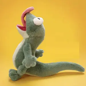 Beaver Lizard Tom Cute Vocal Toy Magnetic Tongue Lizard Abstract Plush Toy Anime Creative Birthday Gift Cute Plush Toys For Kid