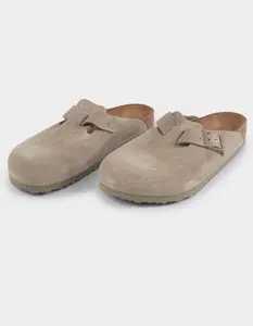 BIRKENSTOCK Boston Mens Suede Clogs