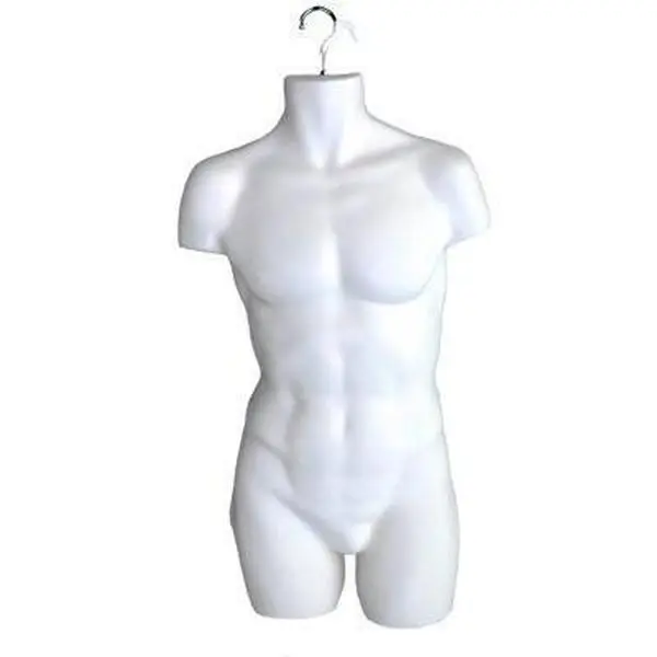 Male Hanging Torso Form (White)