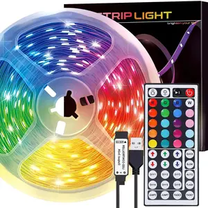 USB Powered LED Light Strip, RGB Color Changing LED Light Strip with Remote Control, LED Light Strip for Home Decoration, TV Ambience Holiday Decoration, TV Led Lights, Led Mood Light