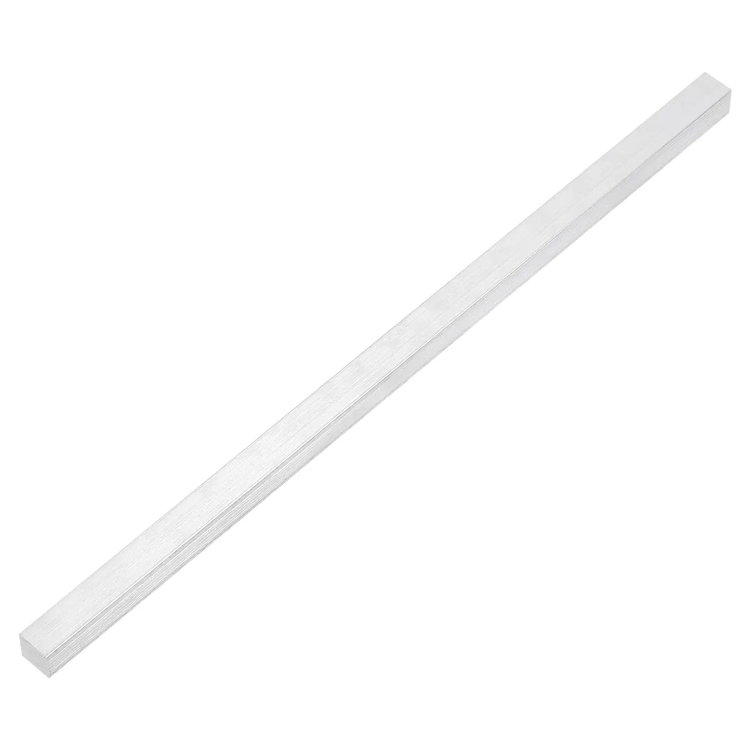 uxcell Square Aluminum Flat Bar, 1/2" Thickness 1/2" Width 12" Length Square Aluminum Bar 6061 Aluminum Flat Plate, 12 x 12 x 305mm Solid Mill Stock