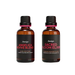 Period Self-Care Essential Oil Set | Anoigo Angelica & Ylang-Ylang Natural Oils for Cycle Support & Relaxation - 2*50ml