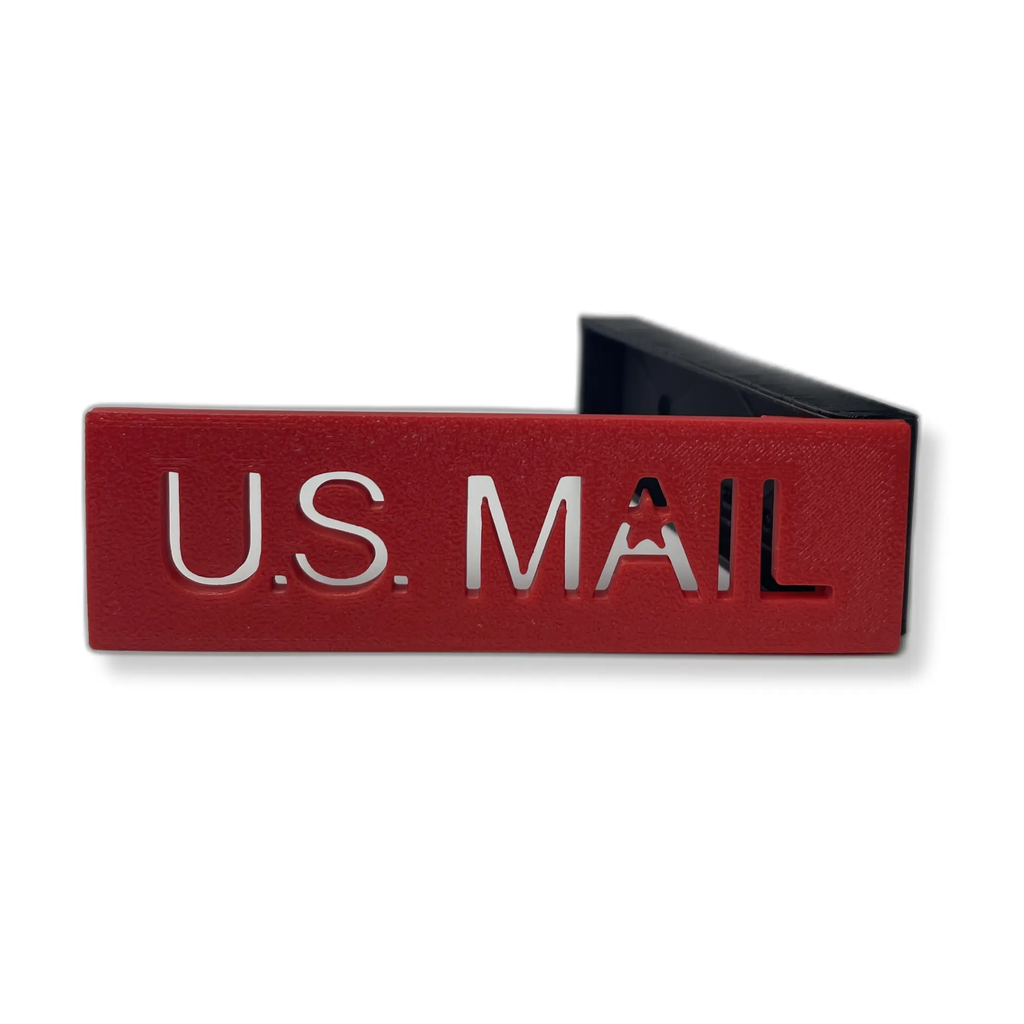 Sleek Plastic US Mail Front-Mount Mailbox Flag, Universal Mailbox Replacement, Decor Wall Accessory with Frame, Home Supply Gift, Home Decor Signs
