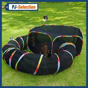 Outdoor Cat Enclosure,Portable Catio Outdoor Cat Tent,Cage Free Outside Cat Playpen Pet Enclosure,Enclosed Cat Run,Cat Tunnel Outdoor Cat Tunnels for Indoor Cats & Small Animals