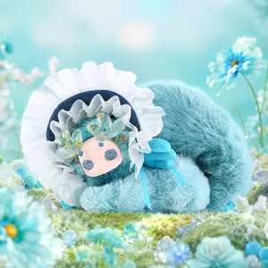 GULULU One Deer Brings Flowers Series Blind Box, Kawaii Deer Collectible Figurine, Cute Mystery Figure for Desktop and Room Decor, Gift for Girls, Kids and Collectors