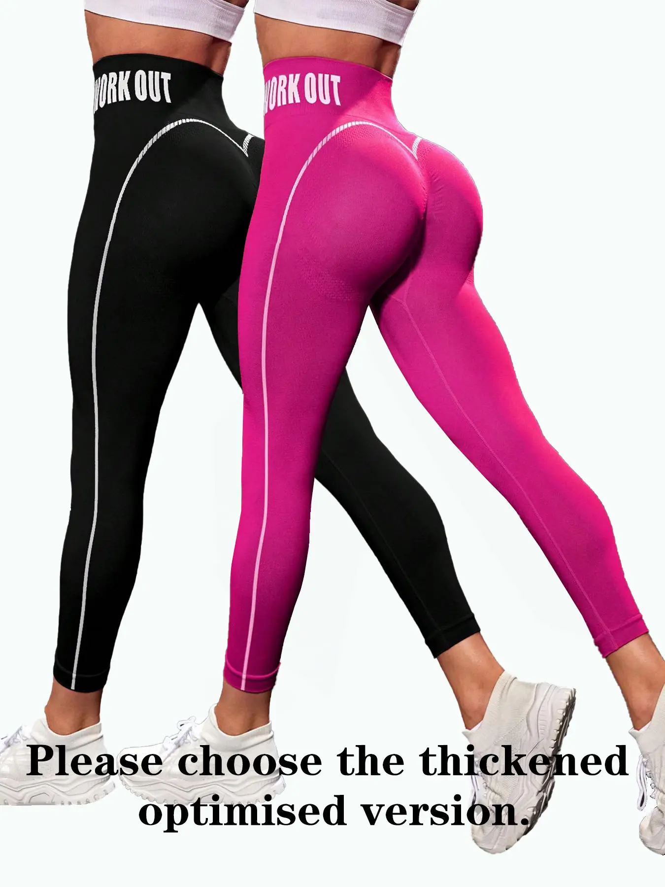 Women's Colorblock Letter Tape High Waist Sports Leggings, High Stretch Seamless Yoga Leggings, Stretchy Workout Leggings, Ladies Sportswear for Indoor Outdoor Wear, High Waisted Athletic Leggings, Gym Workout Sportswear, High Waist Activewear