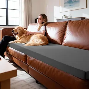 3 Inch  Sofa Topper Pad,  Couch Top Pad with Removable Washable Cover, Couch Cushion for  Comfort & Furniture Protection (82.7 * 27.5 * 3in)