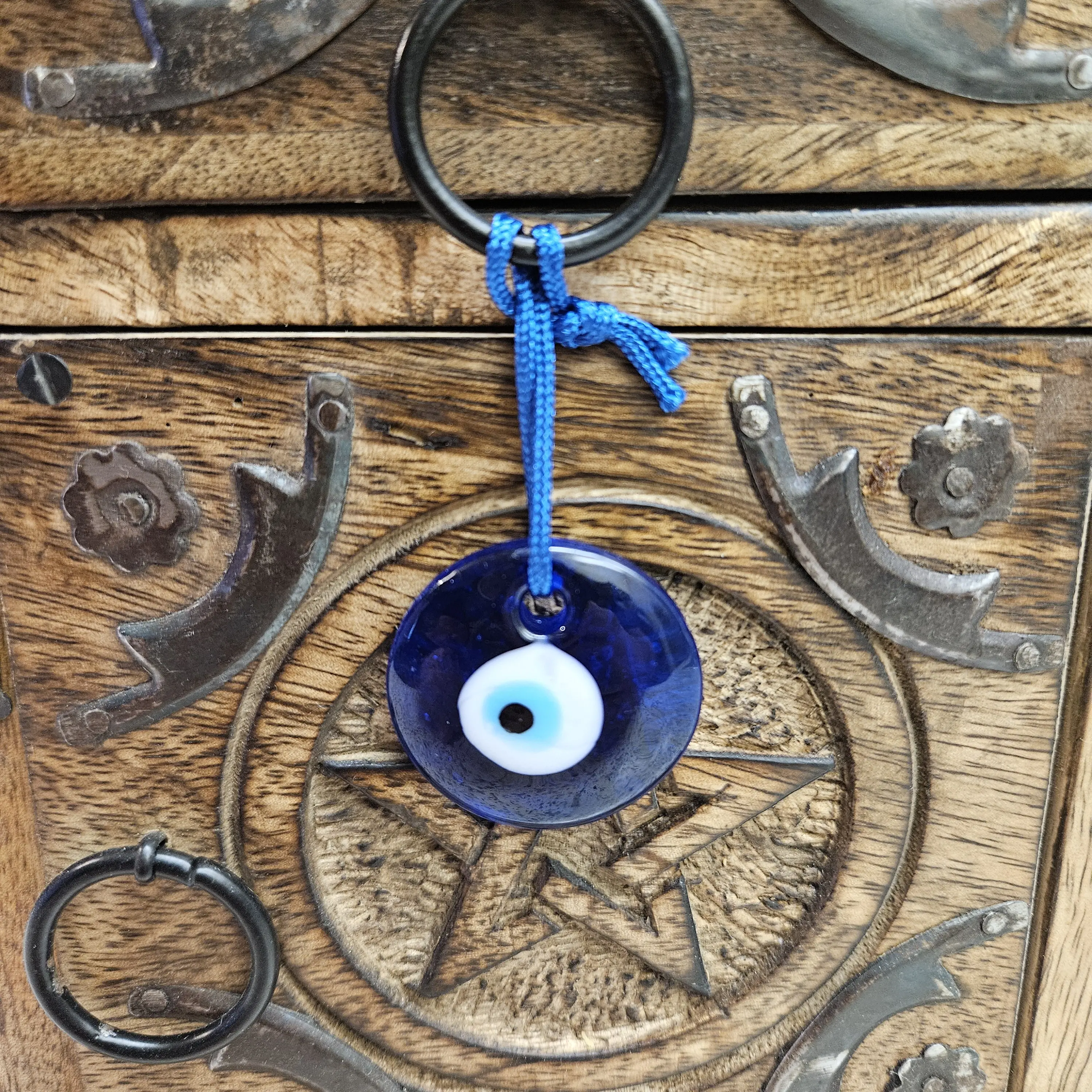 Traditional Glass Evil Eye Protection Charm