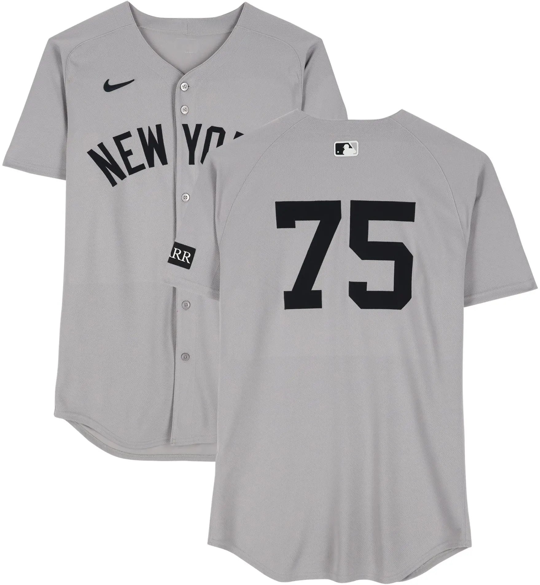 Camilo Doval New York Yankees Game-Used #75 Gray Jersey vs. Toronto Blue Jays on October 4, 2025 - Fanatics Authentic Certified
