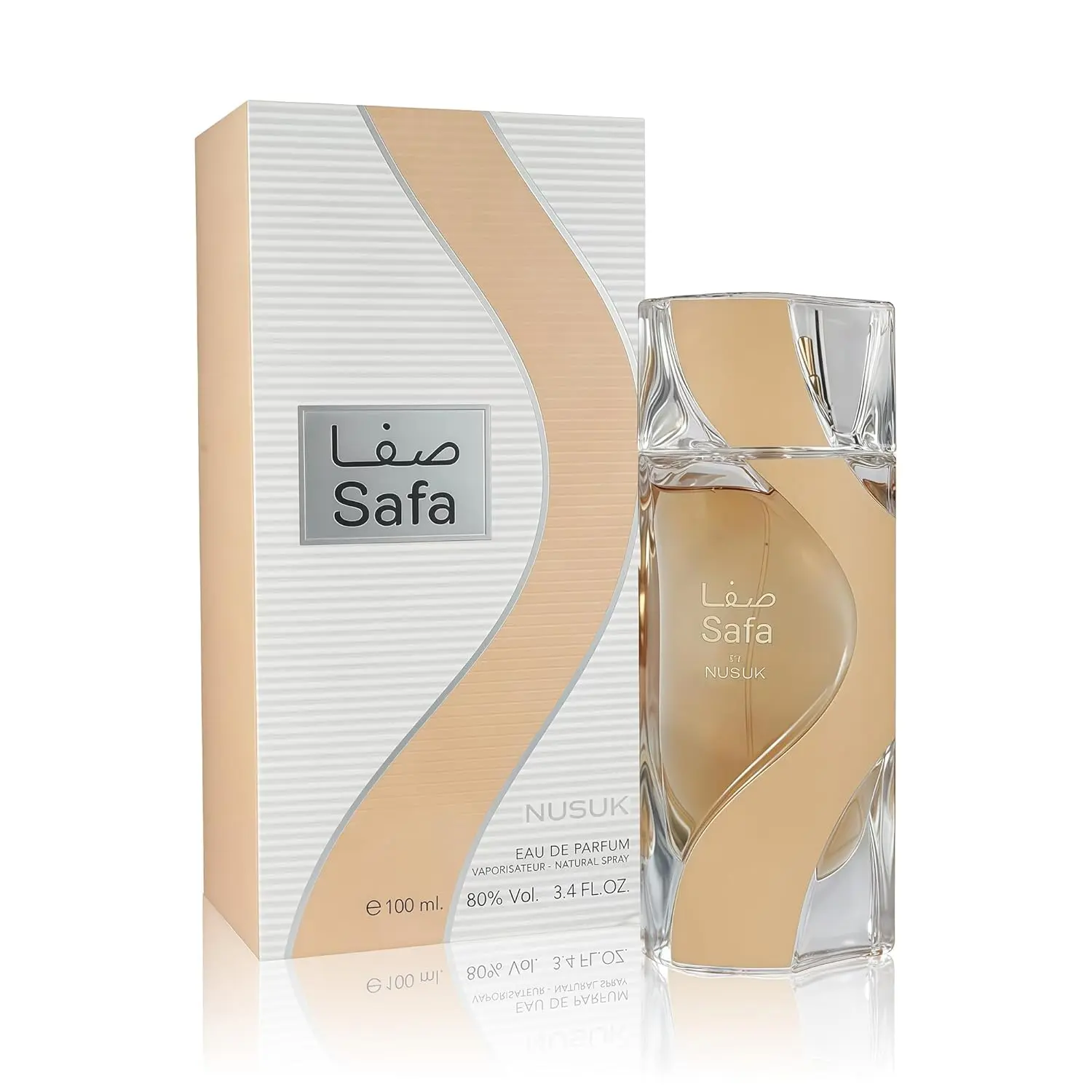 Nusuk Safa Eau de Parfum Spray for  Women, 3.40 Ounce