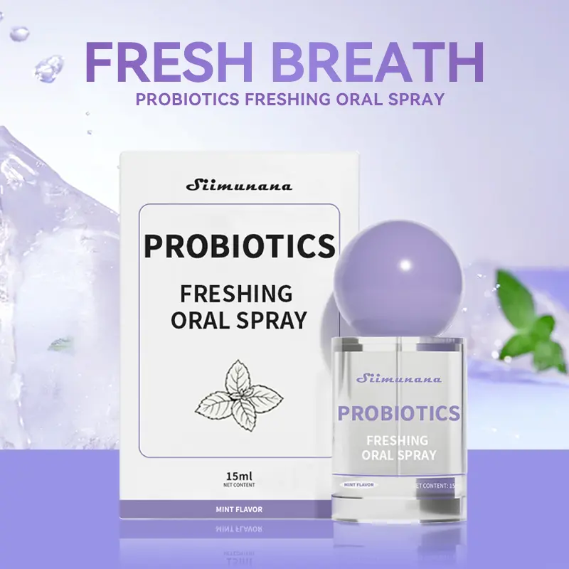 【1/2/3Pack Probiotic Oral Spray】15ml Probiotics Mint Flavors Spray Fresh Breath l Natural Freshness for Daily Oral Care - Sugar-Free Perfect for Freshening Breath Anywhere, Anytime Oral Hygiene Essentials