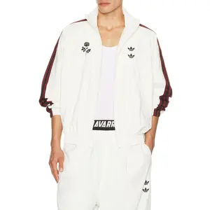 adidas Originals x Willy Chavarria Woven Track Jacket in Off White