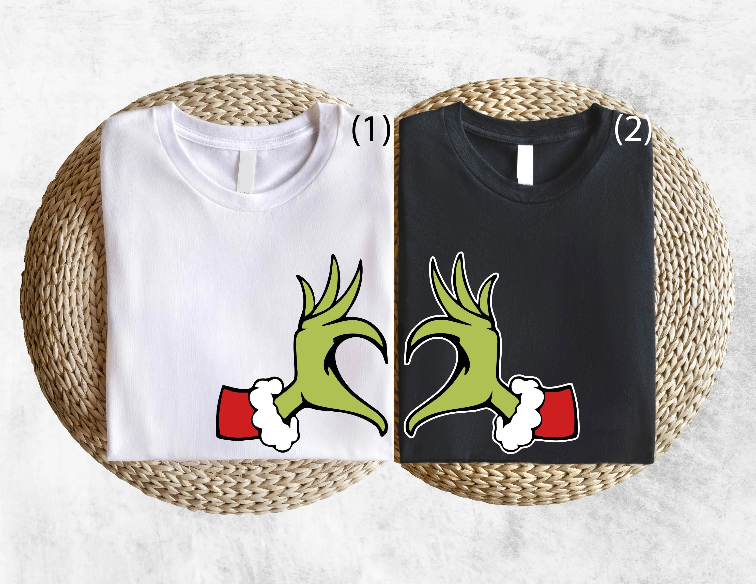 Merry Christmas couples T-Shirt, Matching Christmas Couples Shirt , Christmas Party Tee, Christmas Heart Tee, Christmas Gift Shirt, Xmas Couples Party T-Shirt.