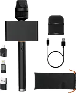 Revo S  Handheld Microphone, Professional Handheld Interview Mic for iPhone16 15, Android Phones Laptops PC with USB-C Plug, Reporter Mic for Content Creators, Interviews, Reporting