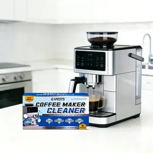 Coffee Machine Descaler & Cleaner Tablets - 6 Pack, Deep Cleaning for Drip Coffee and Espresso Makers, All-Purpose Home Care Household Cleaner