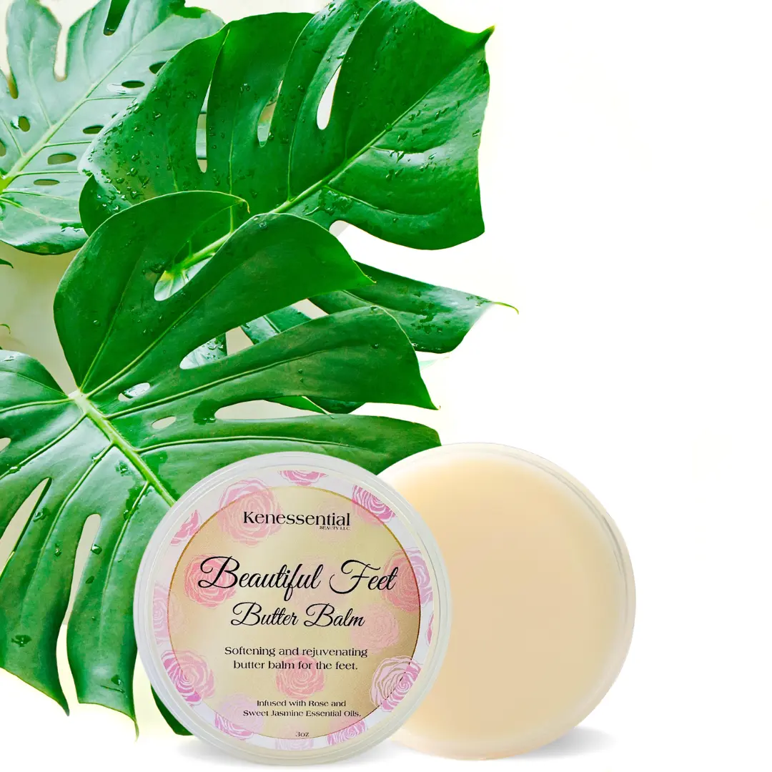 Beautiful Feet Butter Balm with Mango and Shea Butters is a premium Foot Care Balm that hydrates and moisturizes Dry and Calloused Feet.