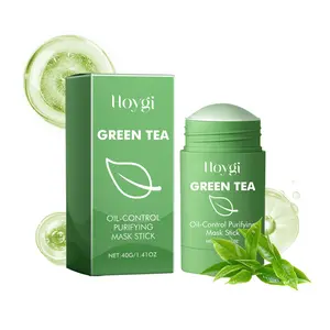 Green Tea Oil-Control Purifying Mask Stick 40g for All Skin Types Gentle Cleansing & Moisturizing Formula Moisturizer Moisture Hydrate Hydrating green  tea  mask  stick