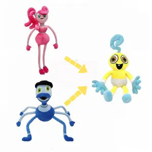 Poppy Playtime Family Plush Set –Chapter Two (Fly in a Web)   Mommy Long Legs, Daddy Long Legs & Baby Long Legs Stuffed Toys,Soft and terrifying-themed character figurines for collectors
