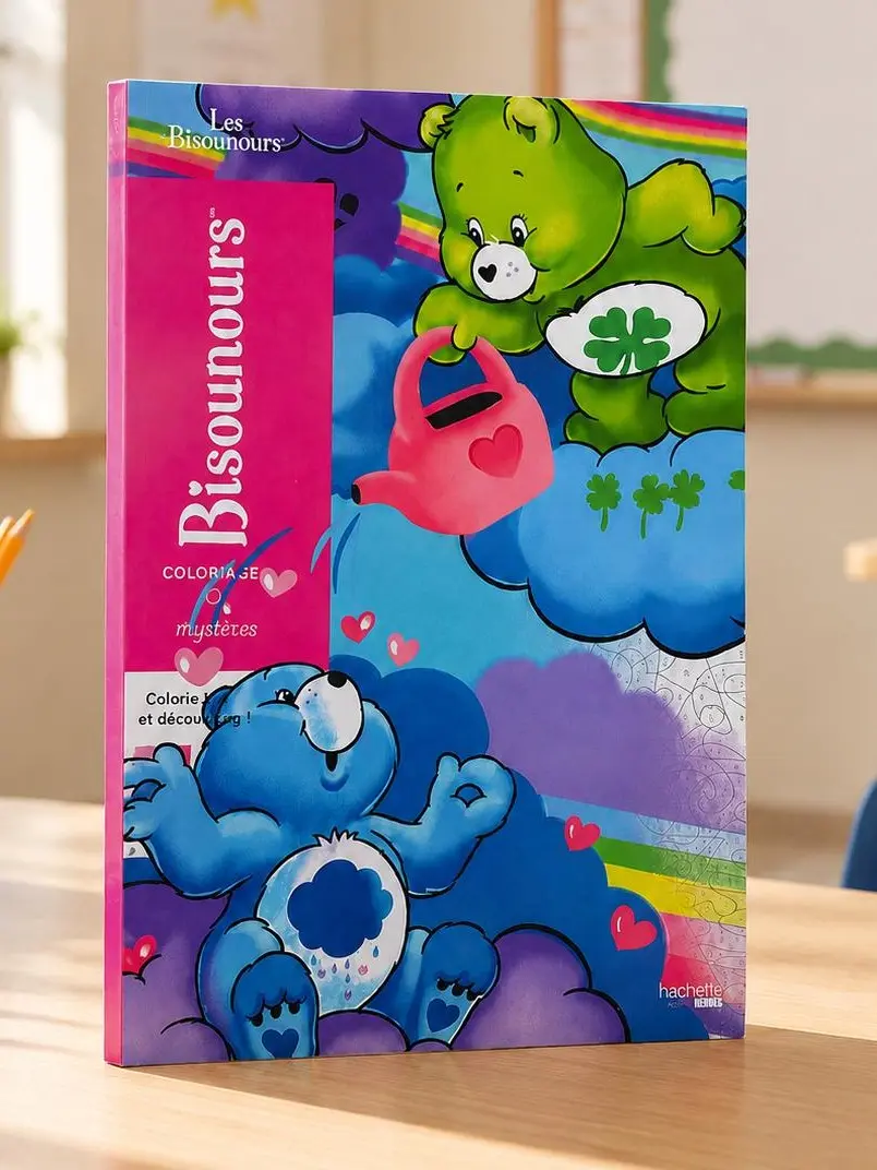 Coloriages Mystères – Bisounours: Color by Number Mystery Coloring Book for Kids