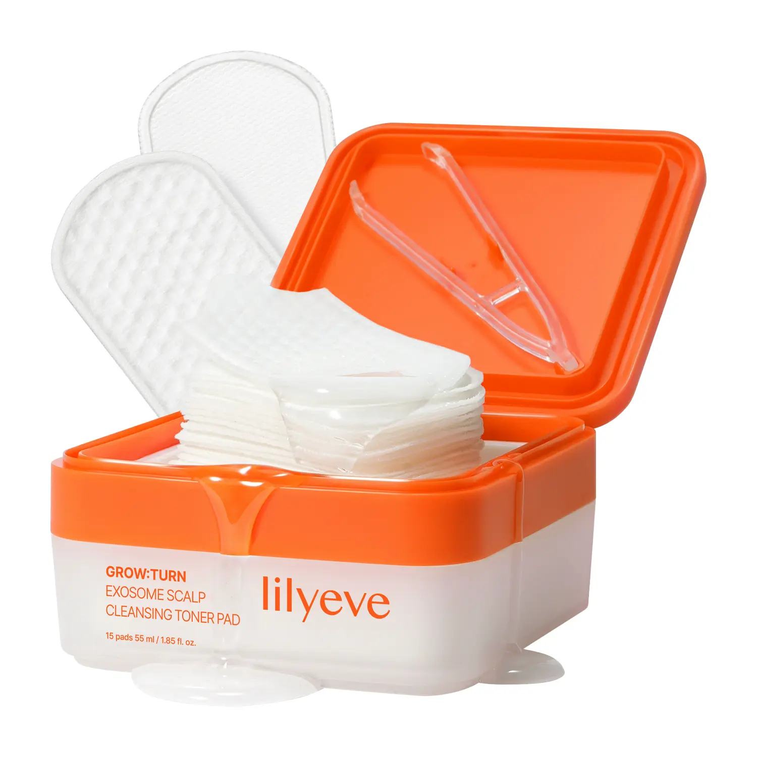 Lilyeve GROWTURN Exosome Scalp Cleansing Pad | Scalp Pad for Scalp Care & Gentle Exfoliation, Dry Shampoo Alternative | 1.85 fl. oz.