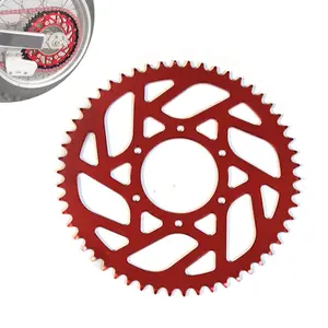520-54T Sprocket for Surron, 7075 Aluminum Alloy 520-96 Chain Rear Sprocket for Surron Ultra Bee Electric Dirt Bike Parts Motorbike Accessories Mountain Bike Steep Climbs