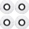 Spin Mop Replacement Head, Microfiber Mop Head Refills Round Shape for Universal Spin Mop System Perfect for Home Cleaning