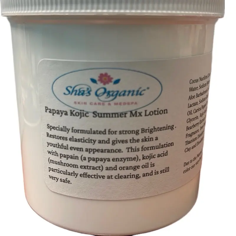 Papaya Kojic Summer  Mix Lotion - Vitamin E for Anti-Aging Moisturizers and Skincare