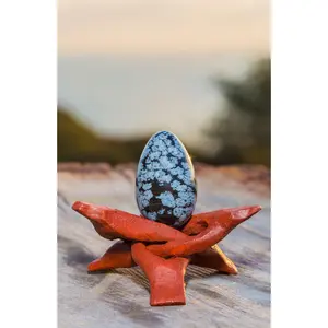 Snowflake Obsidian "Stone of the Self" - GIA certified