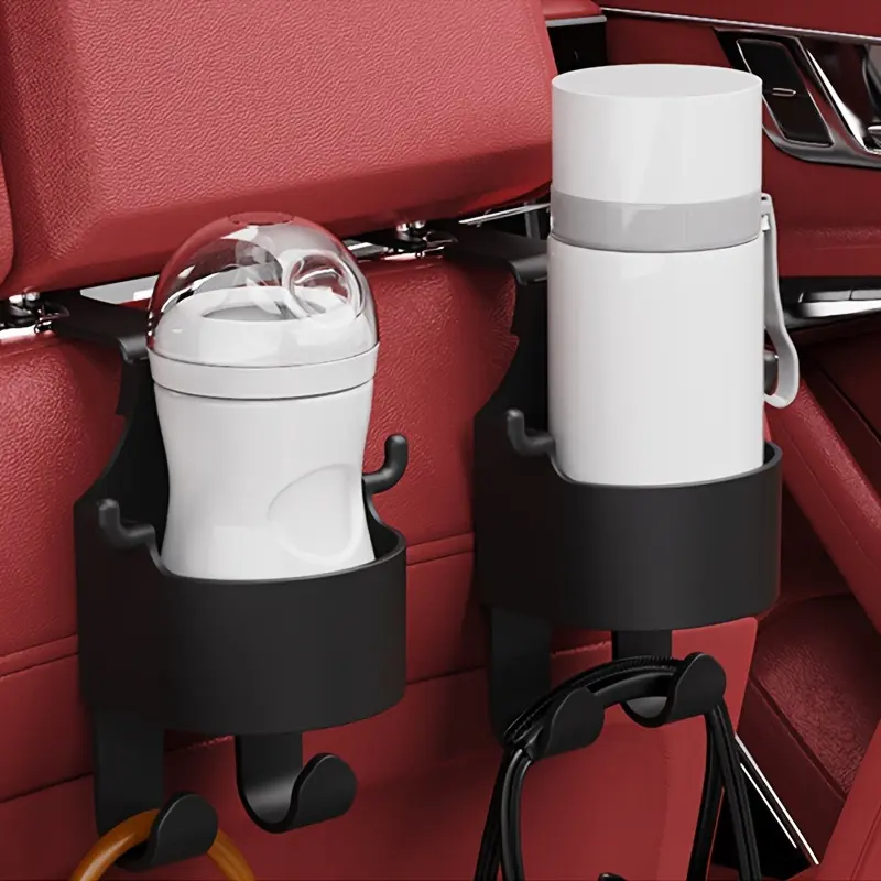 Car hook seat back multifunctional hook universal cup holder headrest seat backrest car cup holder Integrated cup holders Car Storage Organizers