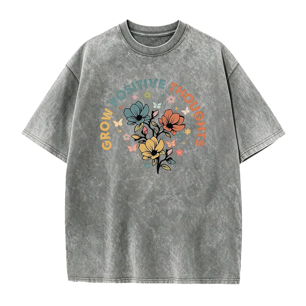 Grow Positive Thoughts Shirt, Growth Mindset T-shirt, Mental Health Shirt, You Matter Shirt, Positivity Shirt , Positive Affirmation T-shirt