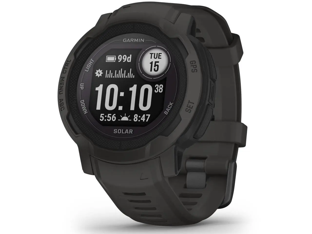Garmin Instinct 2 Solar, Graphite | Smart Watch 010-02627-10 Garmin Instinct 2 Solar, Graphite | Smart Watch 010-02627-10