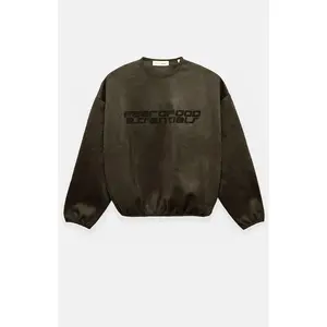 Fear of God ESSENTIALS Men's Brown Modern Crew Neck Sweatshirt