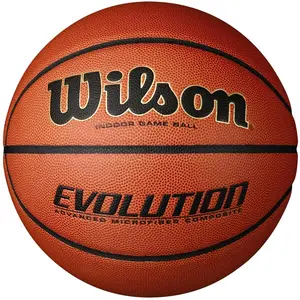 Wilson Regulation Size 7 (29.5") Evolution Men's Basketball, Official Game-Ready Ball for Competitive Play, Regulation Size Basketballs