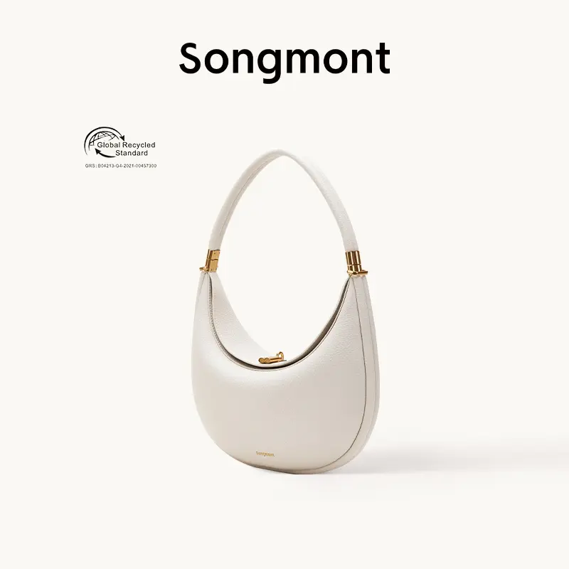 Songmont Luna Bag Vegan Leather Crossbody Handbag Stylish for Everyday Spring Bag Eco-Friendly Four-Way Wear