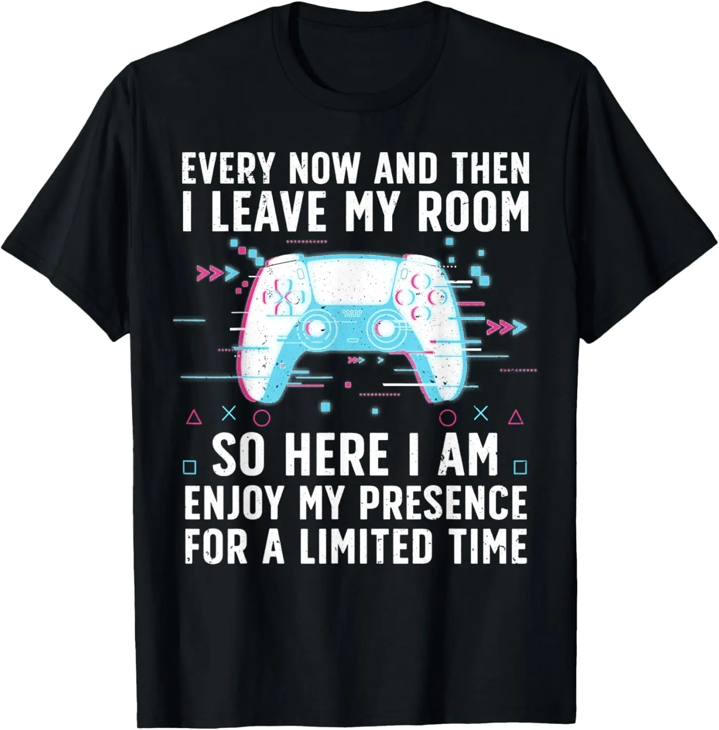 100% Cotton Funny Gamer Art For Men Women Gaming Gamer Video Game Lover T-Shirt
