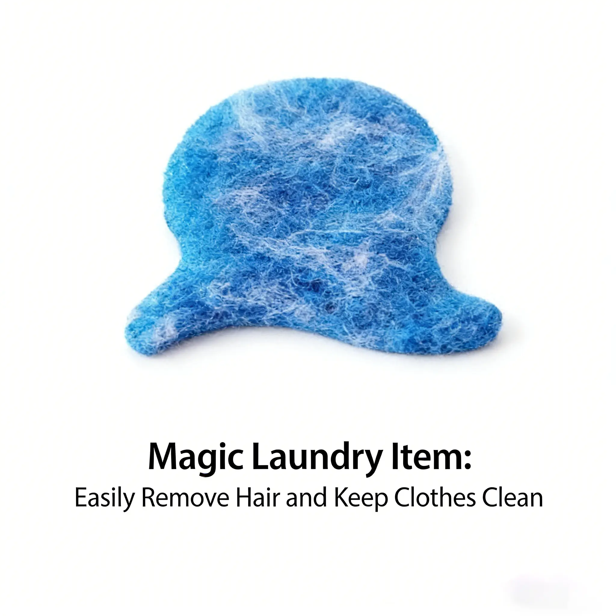 Reusable Laundry Pet Hair Remover Balls Set, 5-Piece Wet & Dry Dual-Use Fluff Catcher, Home Supplies Laundry Tools & Accessories for Washing Machine, Home Goods, Laundry Products Blue