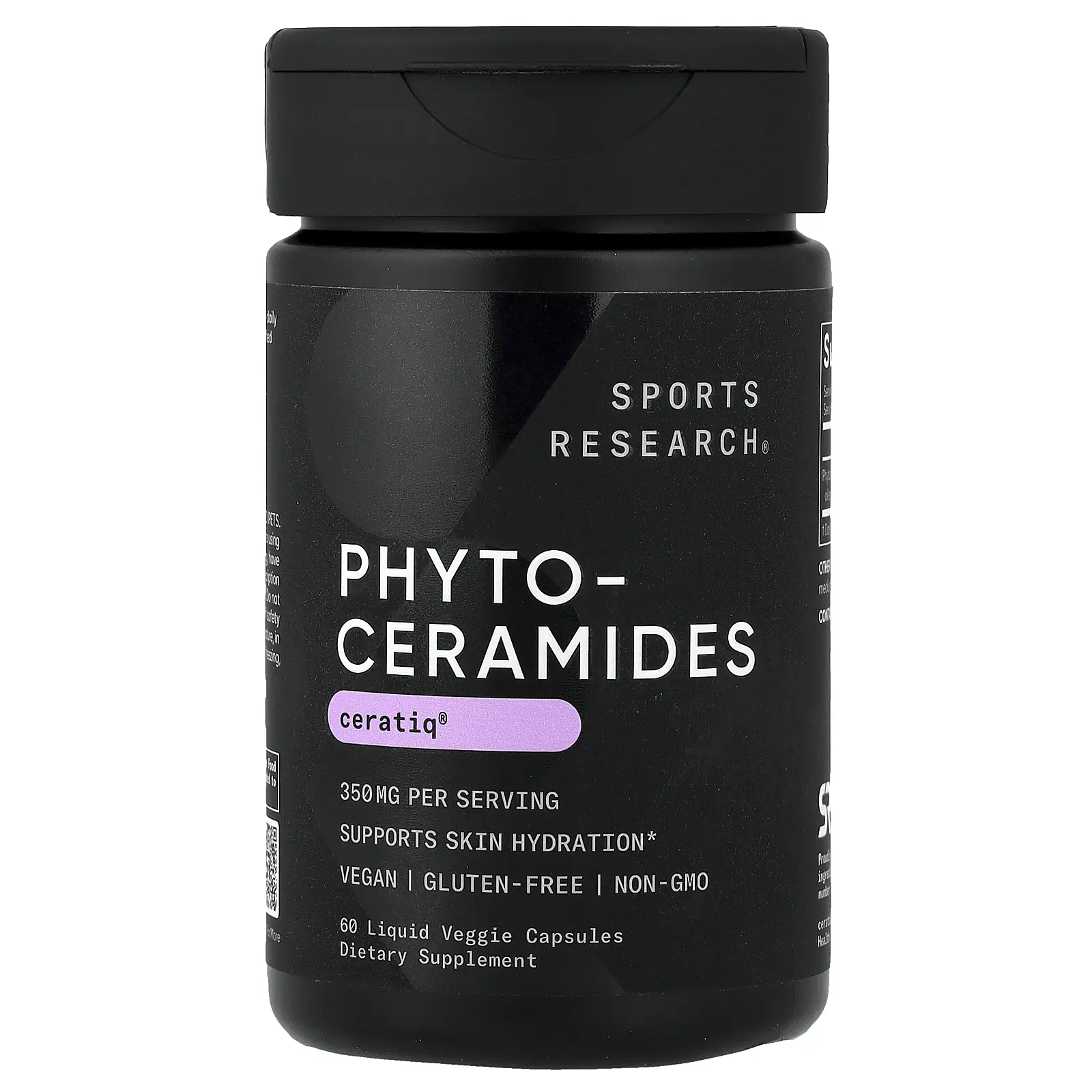 Sports Research Phytoceramides, 350 mg, 60 Liquid Veggie Capsules