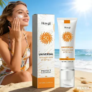 Sunscreen To Prevent Sunburn And Tanning Universal Protector Solar Spf 50, Protector Solar Con Color, Facial Skincare Comfort Moisture Tinted Universal Moisturizer Sunscreen Proteje Tu Piel Uv Comfort Hydrating Moisturizing Sunscreen Face