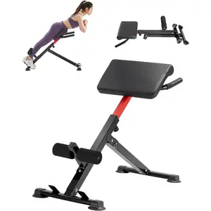 Father's Day Gift VEVOR Multi-Functional Weight Bench for Full Body Workout, Roman Chair Hyperextension Bench, Adjustable & Foldable Equipment for Back Arm Core Ab Workout, Sit Up Exercise Machine for Home Gym