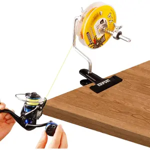Fishing Line Winder Spooler with Clamp- Protable Multifunction Spooling Station System for Spinning & Casting Reels - Fishing Accessories Gifts for Men