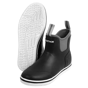 Men’s Fishing Boots, Waterproof Deck Boots Anti-Slip Rubber 3mm Breathable Neoprene Rain boots. Ideal for Fishing and Outdoor Activities