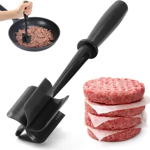 High-End Meat Mincer Machine, Five Blade Beef Grinder Tool, Heat Resistant Nylon, Suitable for Ground Beef, Burgers, Potatoes, Non-Stick